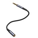 Joyroom kabel audio stereo AUX 3,5 mm mini jack(męski) - mini jack(żeński) 1.2 m czarny (SY-A09)