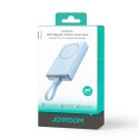 Powerbank Joyroom JR-PBM01 magnetyczny 10000mAh 20W z podstawką + kabel Lightning - USB-C - niebieski