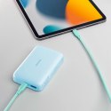 Powerbank Joyroom JR-W020 20W 10000mAh MagSafe + kabel USB-A - USB-C 0.25m - jasnoniebieski