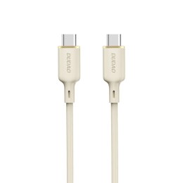 Kabel Dudao L7SCC USB-C - USB-C 100W 2m - beżowy