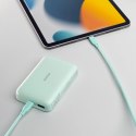 Powerbank Joyroom JR-W020 20W 10000mAh MagSafe + kabel USB-A - USB-C 0.25m - jasnozielony