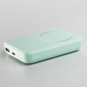 Powerbank Joyroom JR-W020 20W 10000mAh MagSafe + kabel USB-A - USB-C 0.25m - jasnozielony