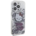 Etui Hello Kitty IML Kitty On Bricks Graffiti na iPhone 13 Pro Max - białe