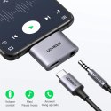 Adapter audio Ugreen CM231 USB-C mini jack 3,5 mm - szary