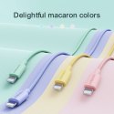 Kabel Joyroom Colorful Data Cable S-2030M13 USB-A / Lightning 2.4A 2m - różowy