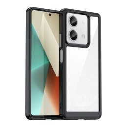 Etui Outer Space Case z żelową ramką do Xiaomi Redmi Note 13 Pro+ - czarne