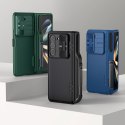 Etui Nillkin CamShield Fold Case na Samsung Galaxy Z Fold 5 z dodatkowym uchwytem na rysik - czarne