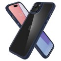 Etui Spigen Crystal Hybrid na iPhone 15 Plus - przezroczysto-niebieskie