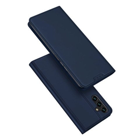 Dux Ducis Skin Pro etui Samsung Galaxy A14 4G / 5G pokrowiec z klapką portfel na kartę podstawka niebieskie