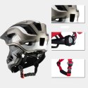 [PO ZWROCIE] Kask rowerowy dziecięcy z odpinaną szczęką Rockbros TT-32SBTG-S rozmiar S - szary