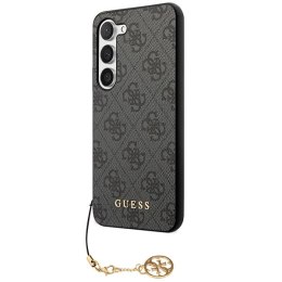 Etui Guess 4G Charms Collection na Samsung Galaxy A35 - czarne