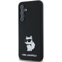 Etui Karl Lagerfeld Silicone Choupette na Samsung Galaxy A35 - czarne