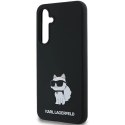 Etui Karl Lagerfeld Silicone Choupette na Samsung Galaxy A35 - czarne