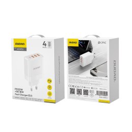 Ładowarka Dudao A5HEU sieciowa 3x USB-A 1x USB-C PD20W - biała