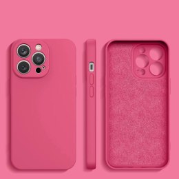 Silicone case etui Samsung Galaxy A54 5G silikonowy pokrowiec różowe