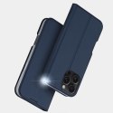 Etui Dux Ducis Skin Pro na iPhone 16 Pro z klapką i miejscem na kartę - niebieskie