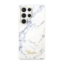 Guess Marble Collection - Case for Samsung Galaxy S23 Ultra (White)