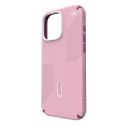 Speck Presidio2 Grip ClickLock & MagSafe - Case for iPhone 16 Pro Max (Wednesday Pink / Boysenberry Purple / White)