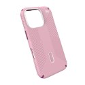 Speck Presidio2 Grip ClickLock & MagSafe - Case for iPhone 16 Pro (Wednesday Pink / Boysenberry Purple / White)