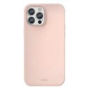 Etui UNIQ Lino na iPhone 13 Pro Max - różowe