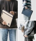 Pokrowiec Ringke Smart Zip Pouch na laptopa do 13'' z podstawką - beżowy