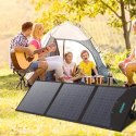 Ładowarka Choetech SC008 solarna składana 120W DC / USB-C / 2x USB-A - czarna