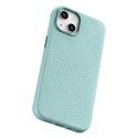 ICarer Litchi Premium Leather Case skórzane etui iPhone 14 Plus magnetyczne z MagSafe zielony (WMI14220711-GN)