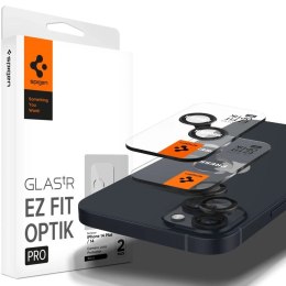 Osłona aparatu Spigen Glas.tR EZ Fit Optik Camera Protector na iPhone 14 / Plus / 15 / Plus - czarna 2 szt.