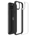 Etui Spigen Crystal Hybrid na iPhone 15 Plus - przezroczysto-czarne