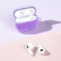 Kingxbar Plush Pods Case etui do AirPods 3 pluszowa obudowa pokrowiec na słuchawki niebieski