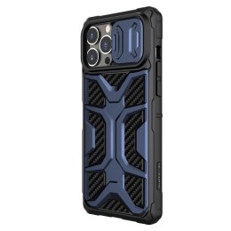 Nillkin Adventurer Case etui do iPhone 13 Pro Max pancerny pokrowiec z osłoną na aparat niebieski