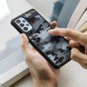 Ringke Fusion Matte etui pokrowiec z żelową ramką Samsung Galaxy A73 czarny