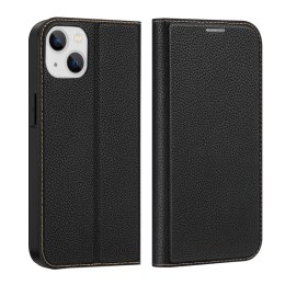 Dux Ducis Skin X2 etui do iPhone 14 Plus pokrowiec z magnetyczną klapką czarny