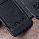 Nillkin Qin Leather Pro Case etui iPhone 14 Plus osłona na aparat kabura pokrowiec obudowa z klapką czerwony