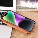 Nillkin Qin Leather Pro Case etui iPhone 14 Plus osłona na aparat kabura pokrowiec obudowa z klapką czerwony