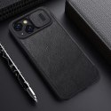 Nillkin Qin Leather Pro Case etui iPhone 14 Plus osłona na aparat kabura pokrowiec obudowa z klapką czerwony