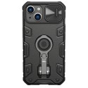 Nillkin CamShield Armor Pro Case etui iPhone 14 Plus pancerny pokrowiec z osłoną na aparat ring podstawka czarne