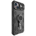 Nillkin CamShield Armor Pro Case etui iPhone 14 Plus pancerny pokrowiec z osłoną na aparat ring podstawka czarne