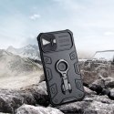 Nillkin CamShield Armor Pro Case etui iPhone 14 Plus pancerny pokrowiec z osłoną na aparat ring podstawka czarne