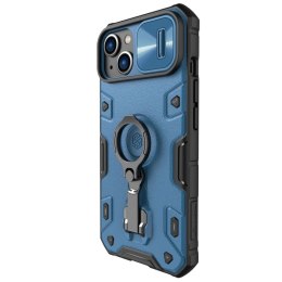 Nillkin CamShield Armor Pro Magnetic Case etui iPhone 14 magnetyczny pokrowiec MagSafe z osłoną na aparat niebieskie