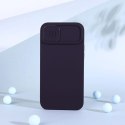 Nillkin CamShield Magnetic Silicone Case etui iPhone 14 Plus magnetyczny MagSafe pokrowiec z osłoną na aparat zielony