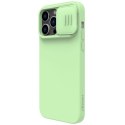 Nillkin CamShield Magnetic Silicone Case etui iPhone 14 Pro Max magnetyczny MagSafe pokrowiec z osłoną na aparat zielony