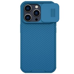 Nillkin CamShield Pro Case etui iPhone 14 Pro pancerny pokrowiec osłona na aparat kamerę niebieski