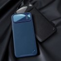 Nillkin CamShield Leather S Case etui iPhone 14 Pro pokrowiec z osłoną na aparat czarne