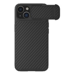 Nillkin Synthetic Fiber S Case etui iPhone 14 z osłoną na aparat czarny