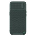 Nillkin Textured S Case etui iPhone 14 Plus pancerny pokrowiec z osłoną na aparat zielony