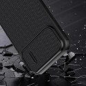 Nillkin Textured S Case etui iPhone 14 Pro Max pancerny pokrowiec z osłoną na aparat ciemnozielone