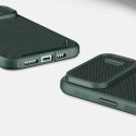 Nillkin Textured S Case etui iPhone 14 Pro Max pancerny pokrowiec z osłoną na aparat ciemnozielone