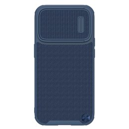 Nillkin Textured S Case etui iPhone 14 Pro pancerny pokrowiec z osłoną na aparat niebieski