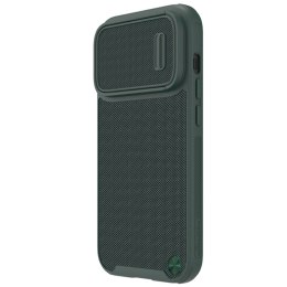 Nillkin Textured S Case etui iPhone 14 Pro pancerny pokrowiec z osłoną na aparat zielony